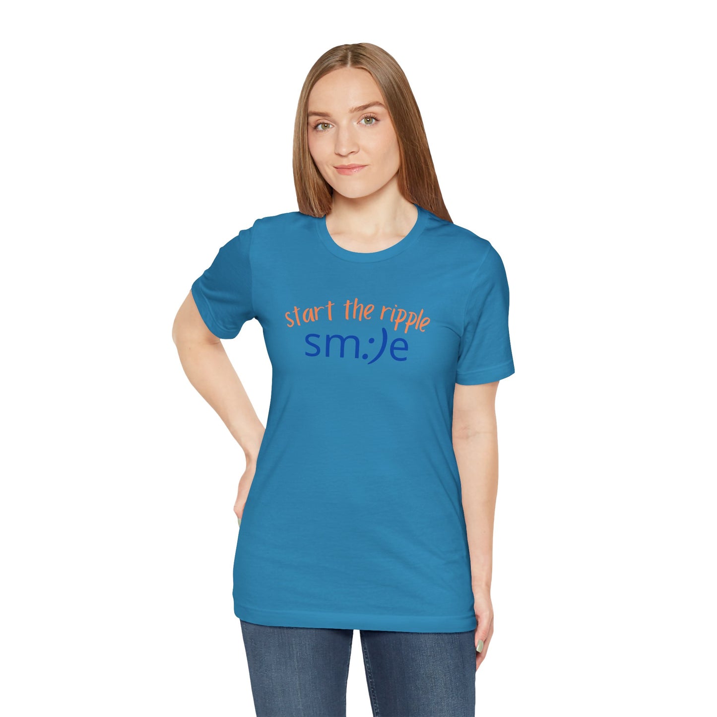sm:)e Start the Ripple T-Shirt | Inspirational Statement Tee | Unisex Streetwear