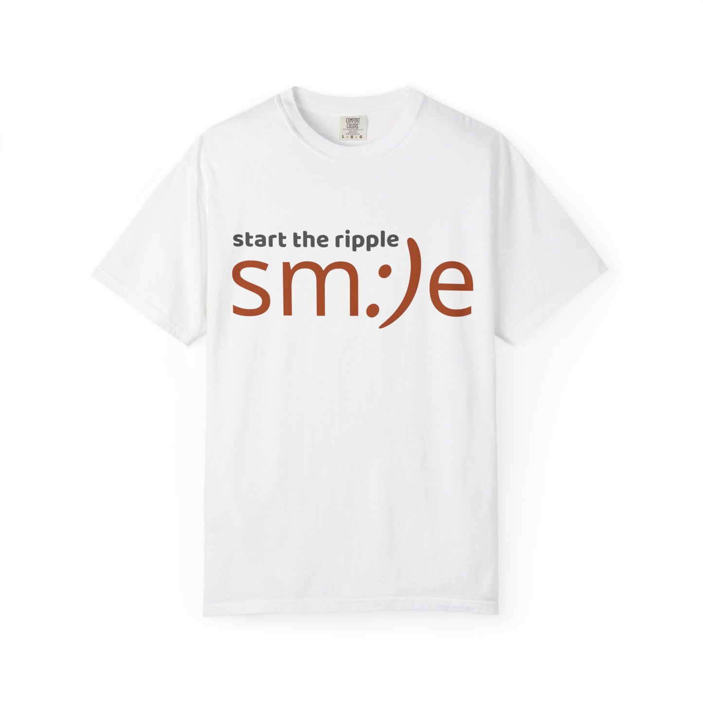 sm:)e Start the Ripple Garment-Dyed Tee | Premium Change-Maker Streetwear | Unisex Statement Shirt