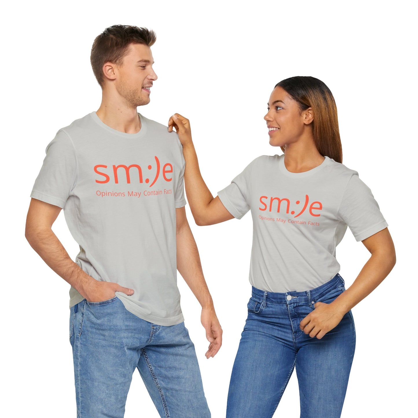 sm:)e Opinions May Contain Facts T-Shirt | Intellectual Sass | Trendy Graphic Tee