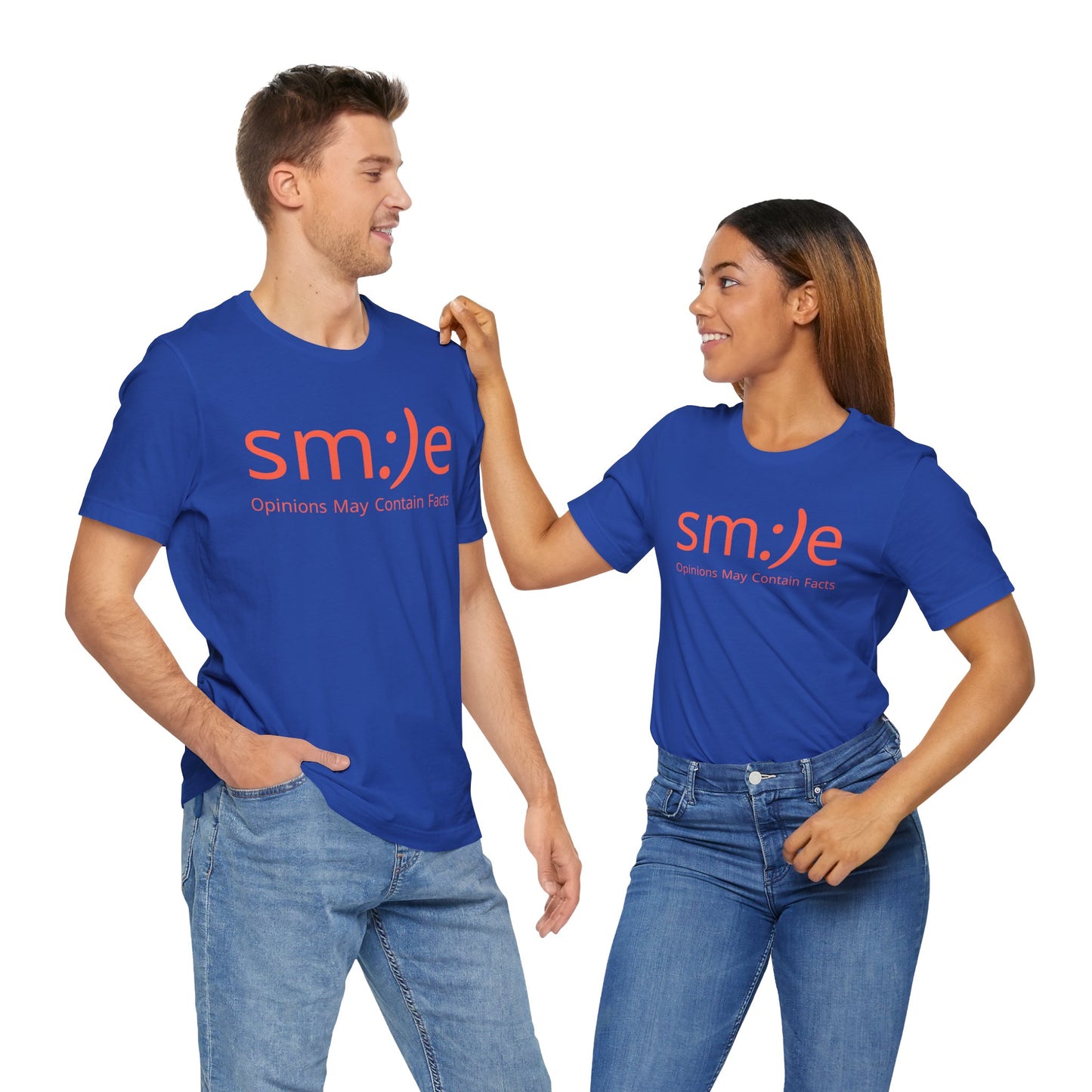 sm:)e Opinions May Contain Facts T-Shirt | Intellectual Sass | Trendy Graphic Tee