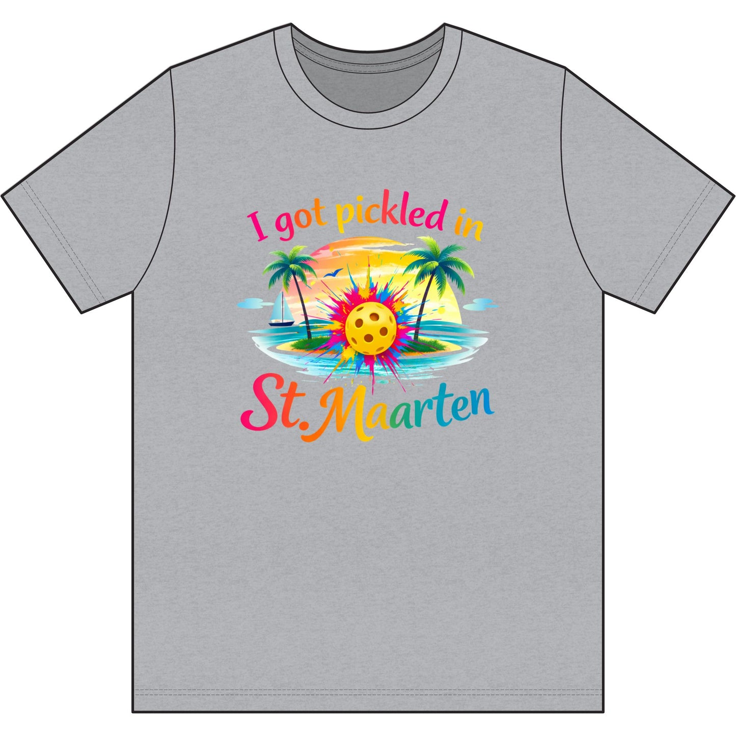 I Got Pickled in St. Maarten Tee, moisture wicking Tee