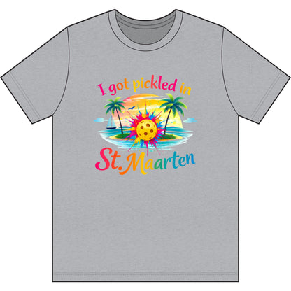 I Got Pickled in St. Maarten Tee, moisture wicking Tee
