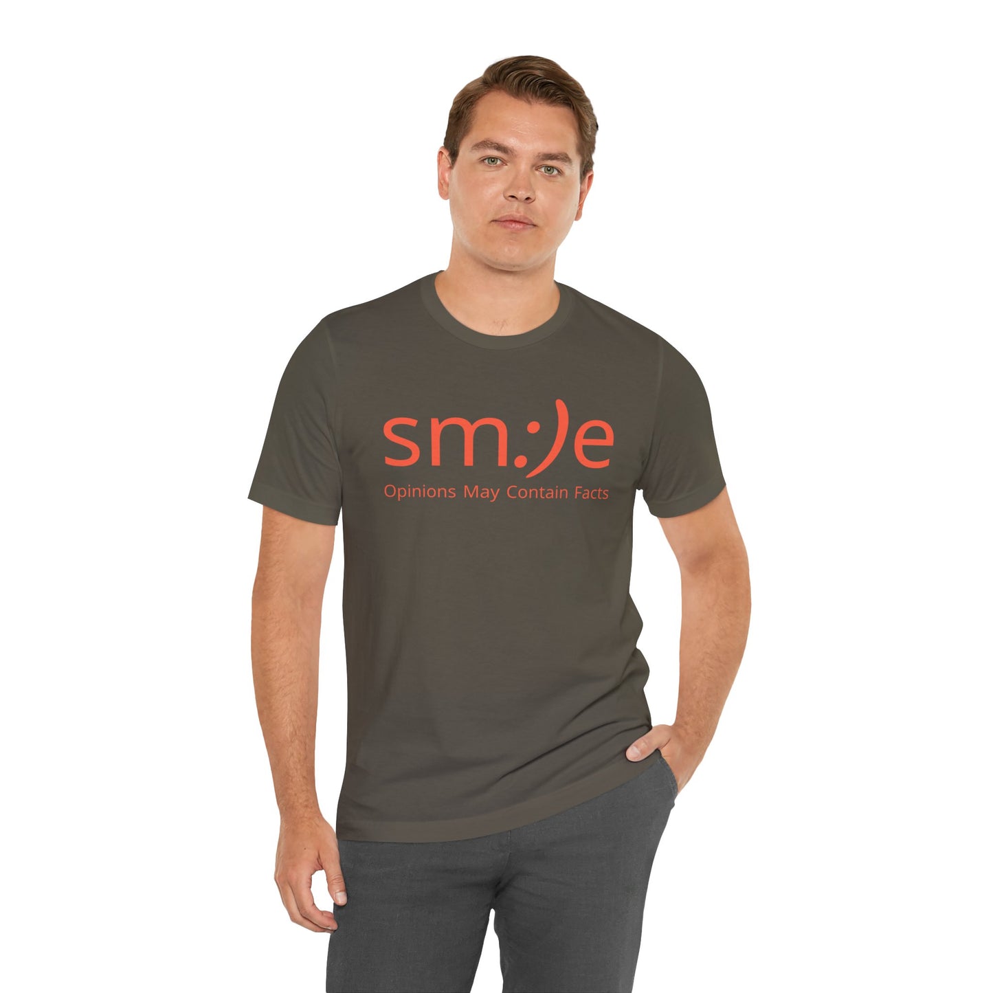 sm:)e Opinions May Contain Facts T-Shirt | Intellectual Sass | Trendy Graphic Tee