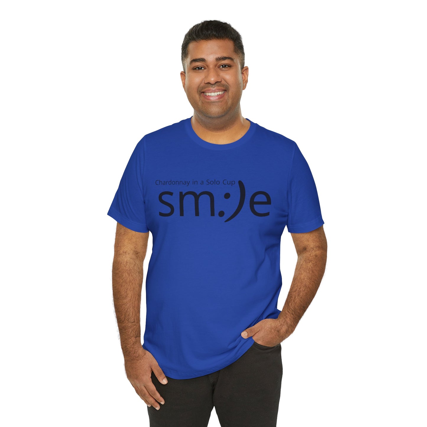 sm:)e Chardonnay in a Solo Cup T-Shirt | Funny Wine Statement Tee | Unisex Streetwear