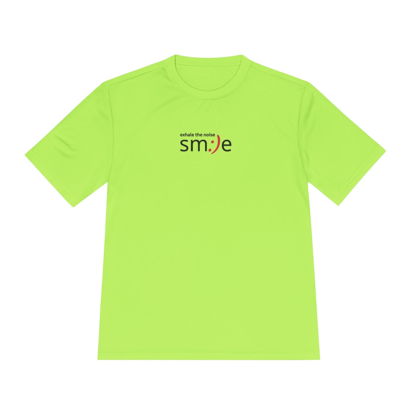 Smile Moisture-Wicking Tee — "Exhale the Noise" | Sport-Tek ST350