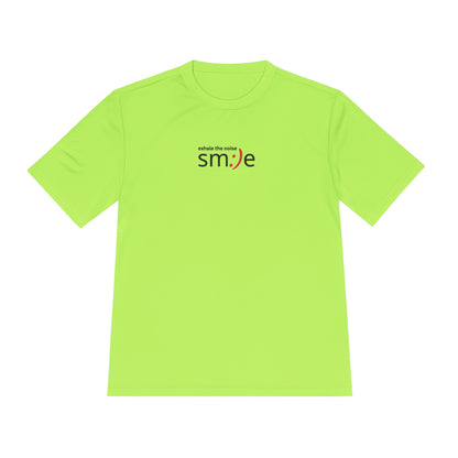Smile Moisture-Wicking Tee — "Exhale the Noise" | Sport-Tek ST350