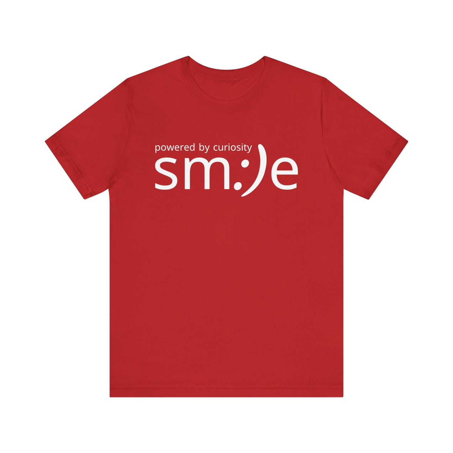 sm:)e Powered by Curiosity Tee | Lifelong Learner Streetwear | Every Age is a Student Shirt