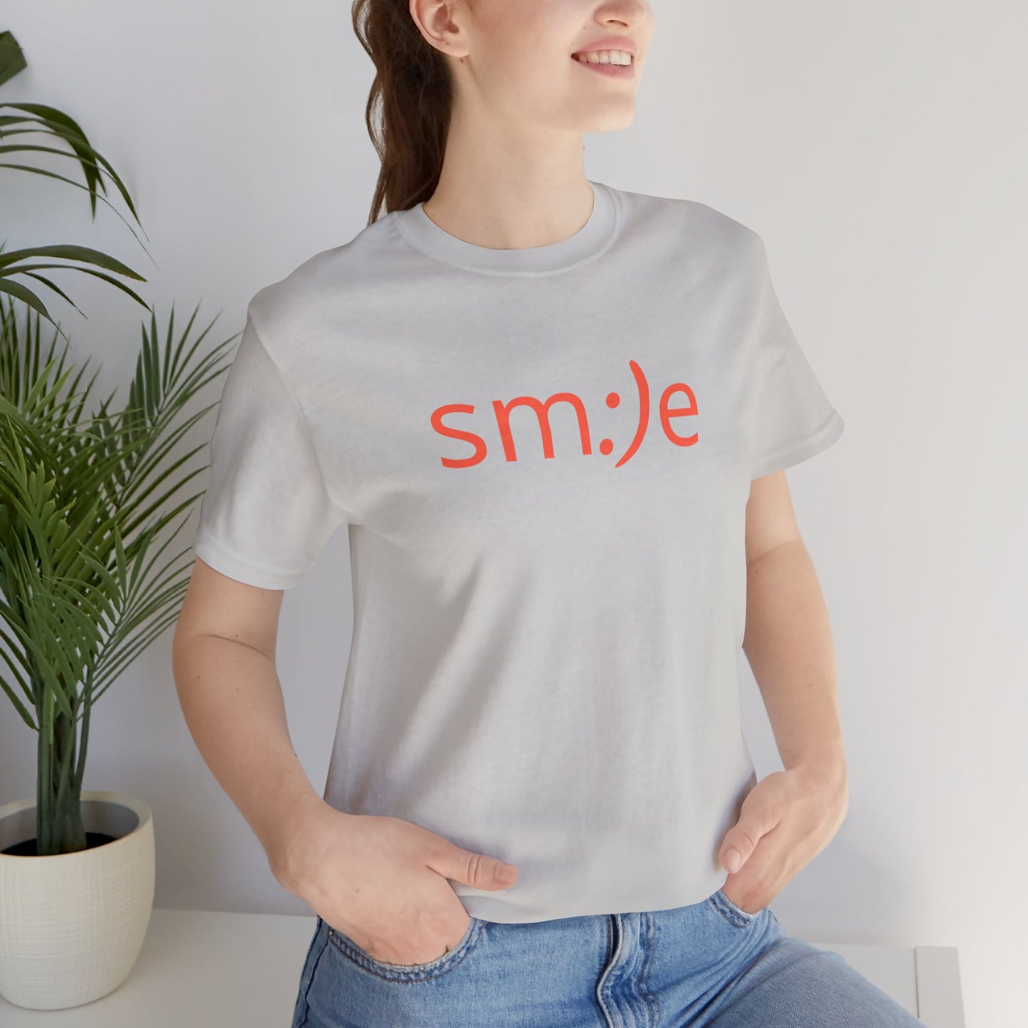 sm:)e Smile T-Shirt | Positive Vibes Streetwear | Unisex Summer Statement Gift