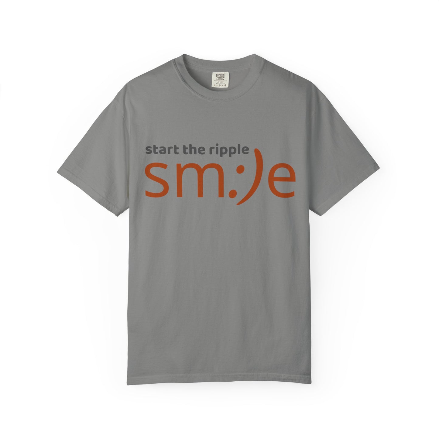 sm:)e Start the Ripple Garment-Dyed Tee | Premium Change-Maker Streetwear | Unisex Statement Shirt