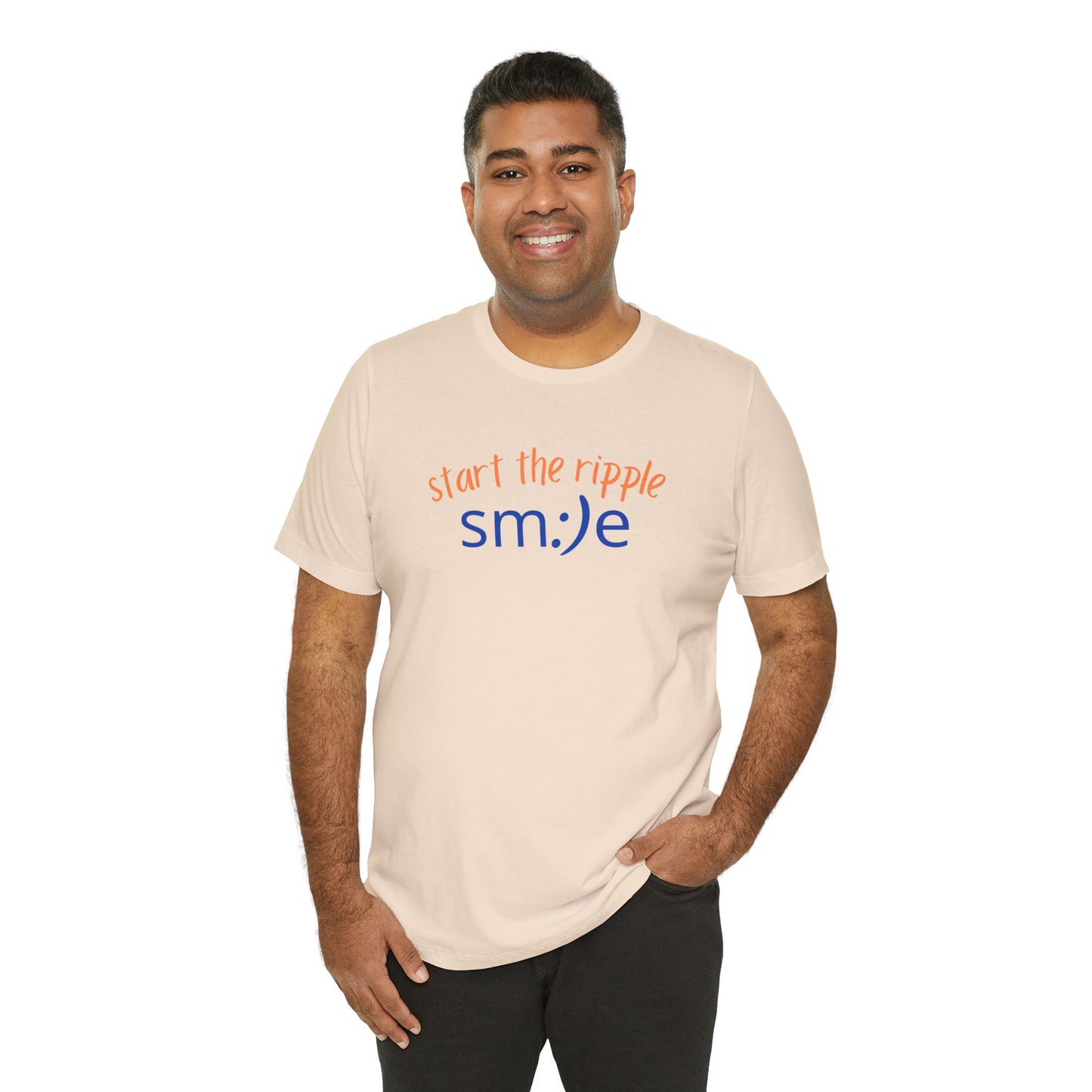 sm:)e Start the Ripple T-Shirt | Inspirational Statement Tee | Unisex Streetwear
