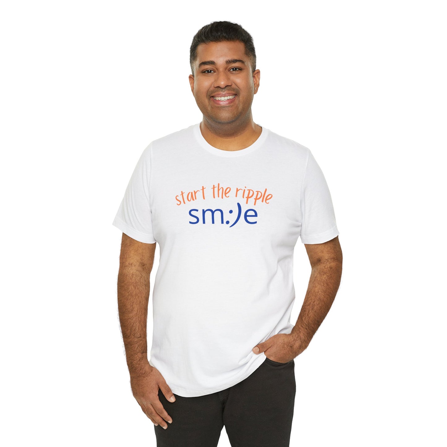 sm:)e Start the Ripple T-Shirt | Inspirational Statement Tee | Unisex Streetwear