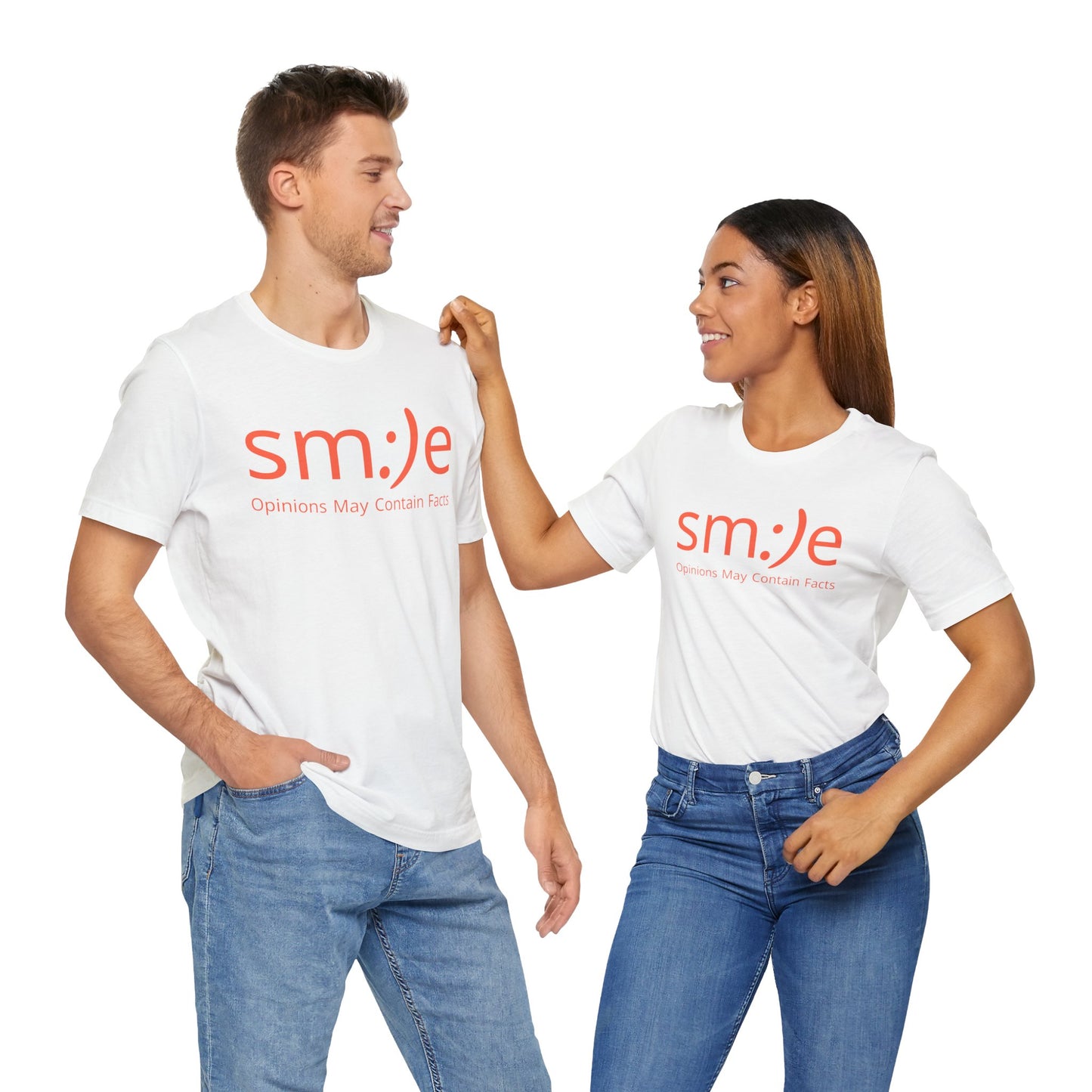 sm:)e Opinions May Contain Facts T-Shirt | Intellectual Sass | Trendy Graphic Tee