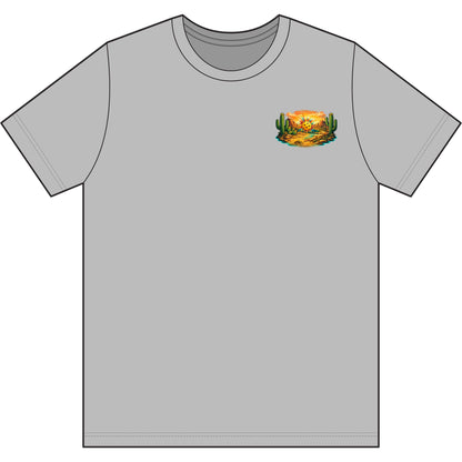 Men's 'I Got Pickled in Scottsdale' Desert Pickleball Tee, moisture wicking