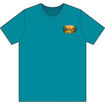 Men's 'I Got Pickled in Scottsdale' Desert Pickleball Tee, moisture wicking