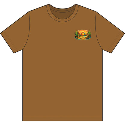 Men's 'I Got Pickled in Scottsdale' Desert Pickleball Tee, moisture wicking