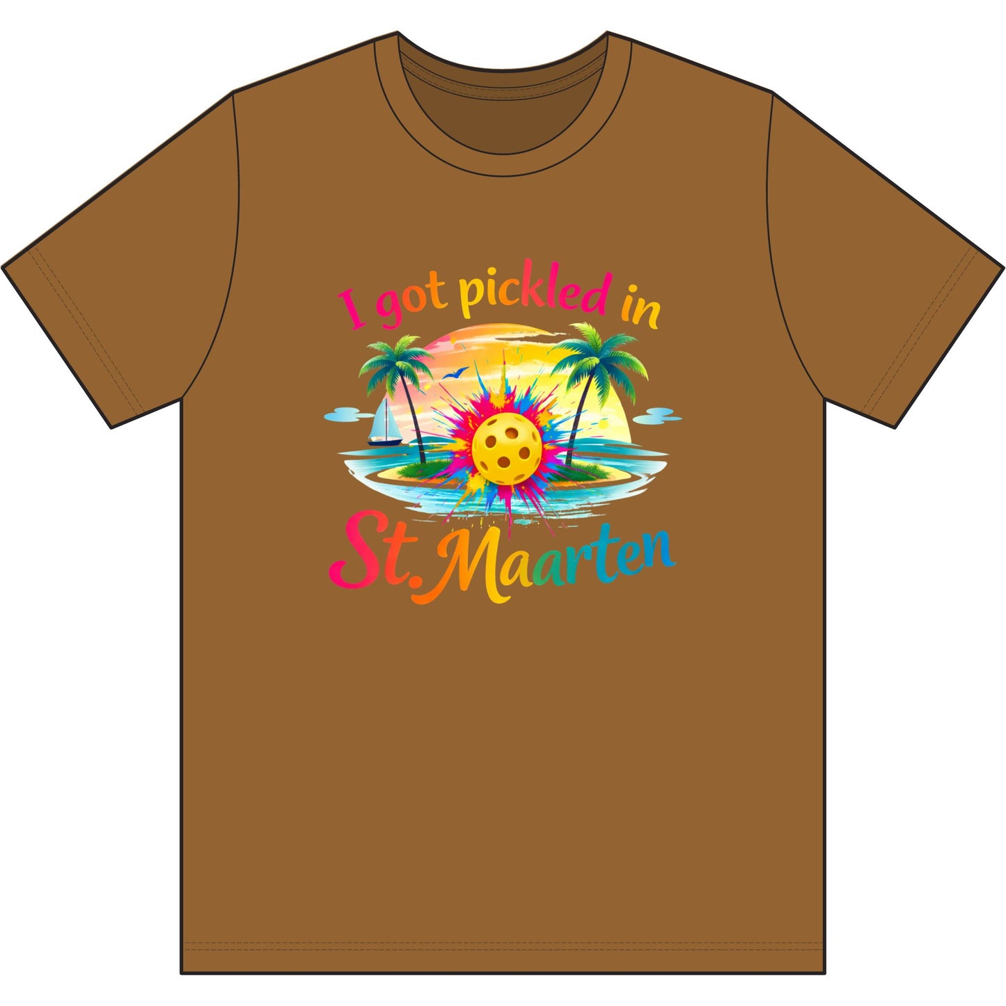 I Got Pickled in St. Maarten Tee, moisture wicking Tee