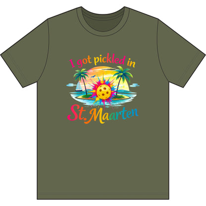 I Got Pickled in St. Maarten Tee, moisture wicking Tee