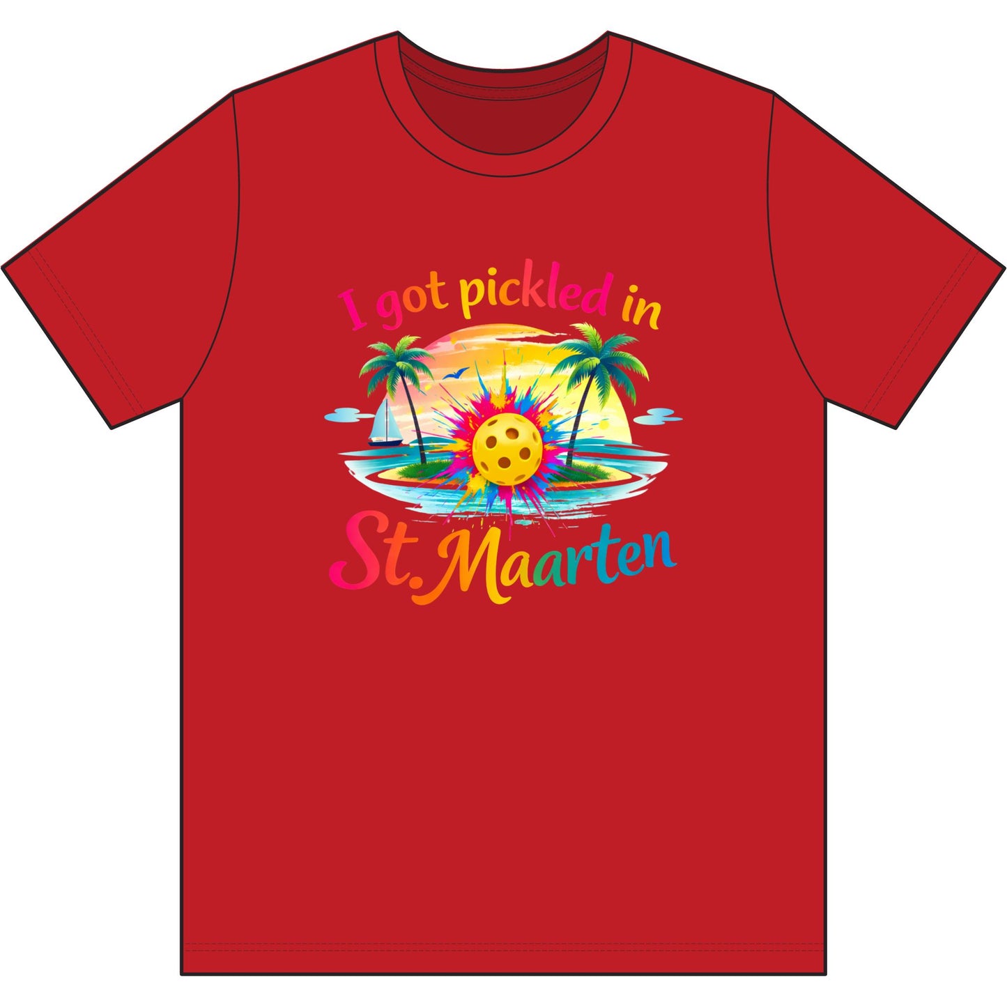 I Got Pickled in St. Maarten Tee, moisture wicking Tee