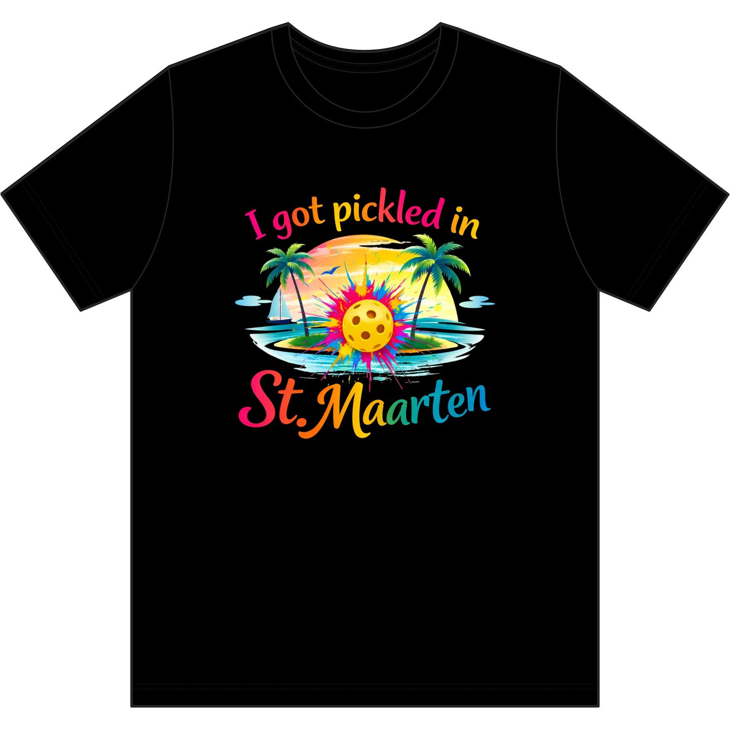 I Got Pickled in St. Maarten Tee, moisture wicking Tee