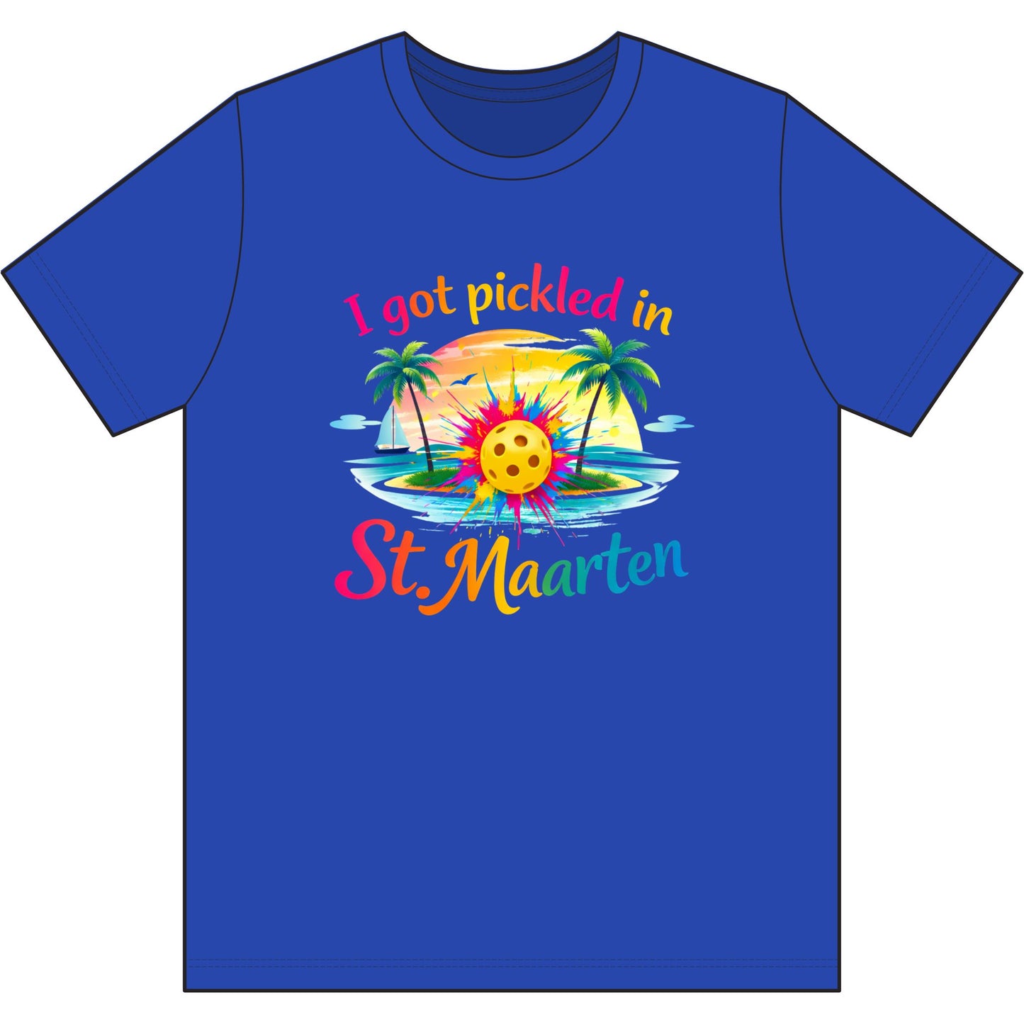 I Got Pickled in St. Maarten Tee, moisture wicking Tee