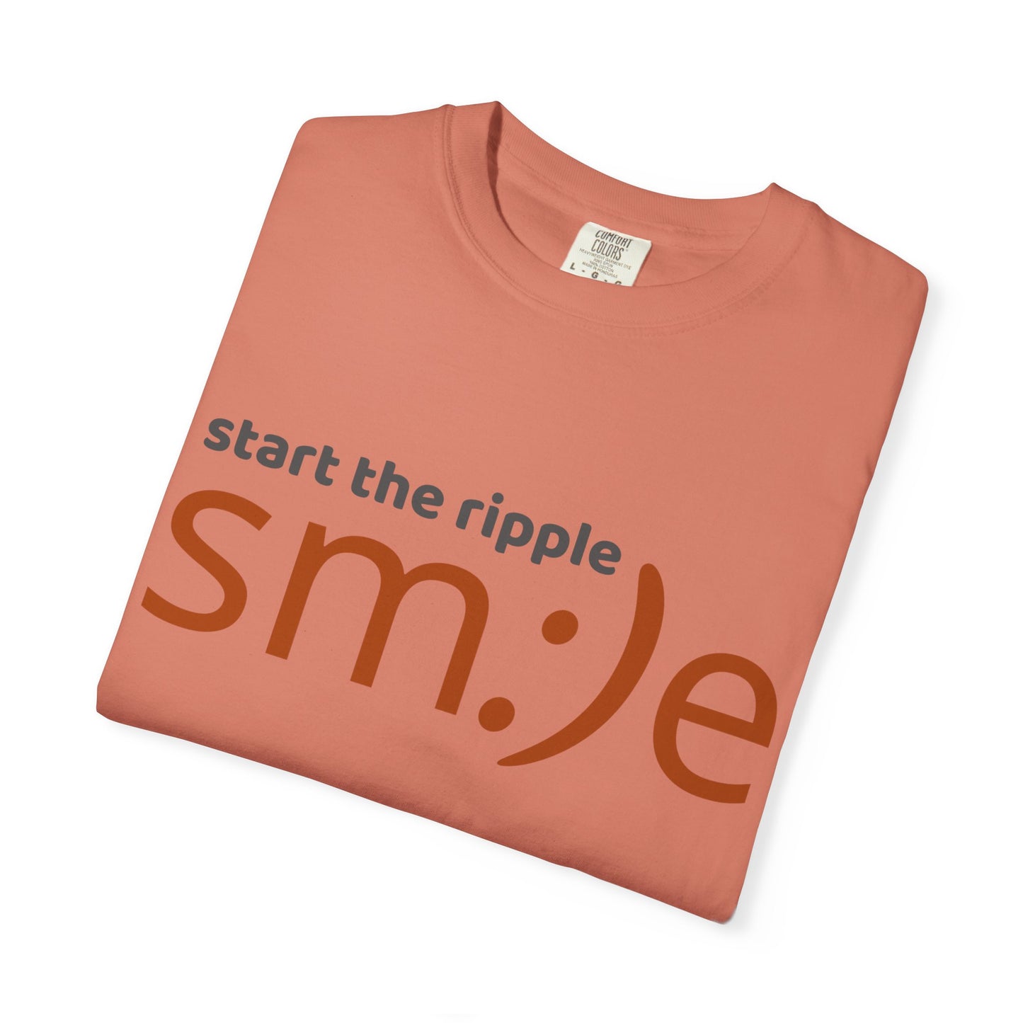 sm:)e Start the Ripple Garment-Dyed Tee | Premium Change-Maker Streetwear | Unisex Statement Shirt