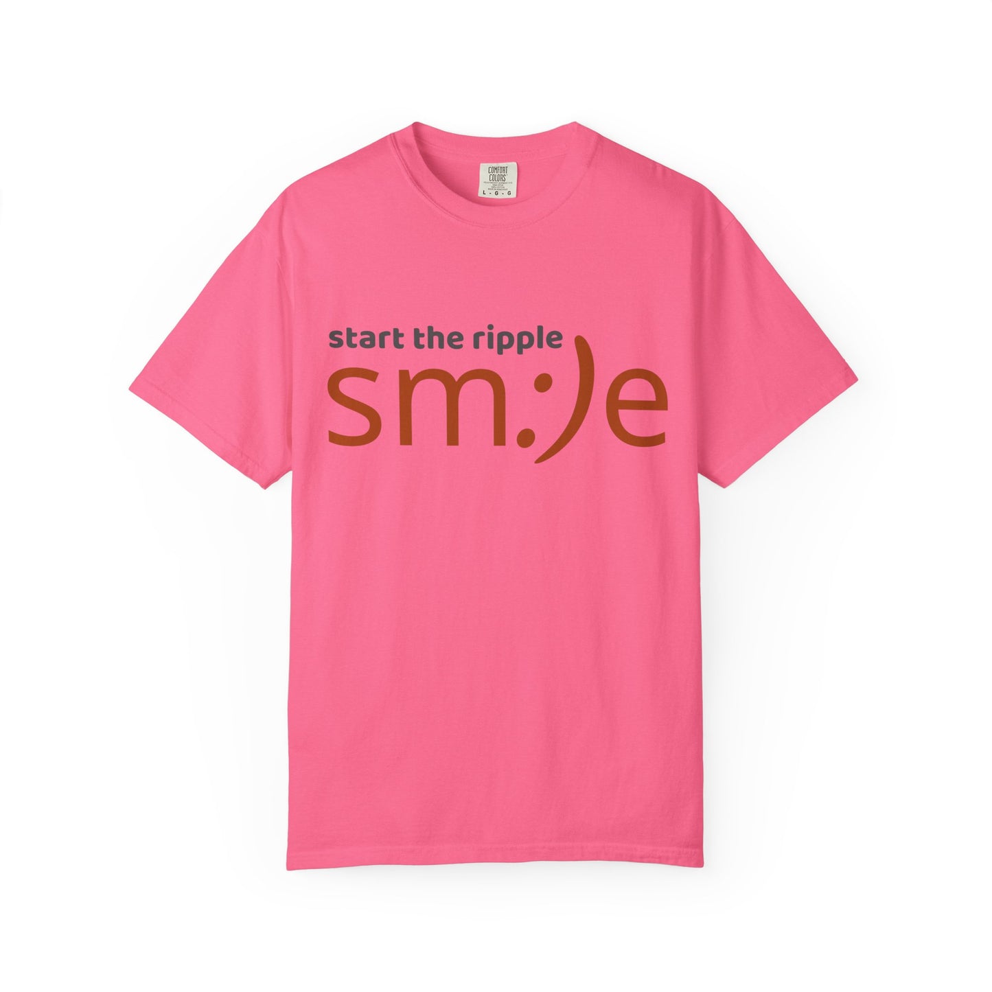 sm:)e Start the Ripple Garment-Dyed Tee | Premium Change-Maker Streetwear | Unisex Statement Shirt