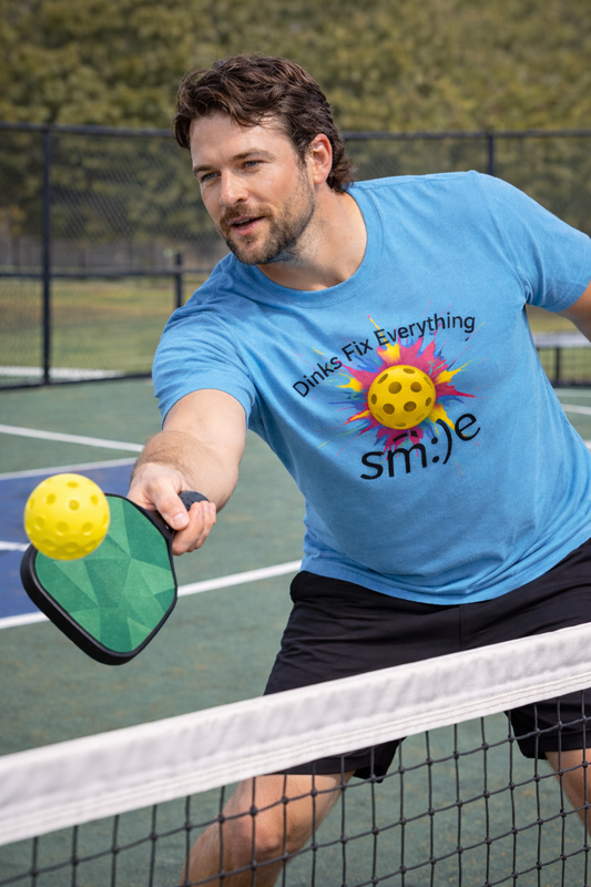 Dinks Fix Everything - Pickleball Streetwear Tee | Unisex Statement Shirt | sm:)e