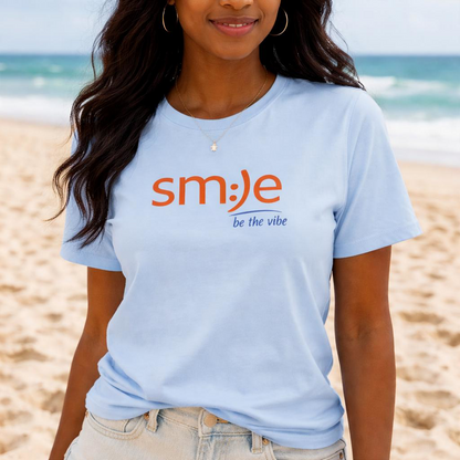 sm:)le Be the Vibe Softstyle Tee - Positive Energy Streetwear, Confidence Booster, Unisex Graphic Shirt