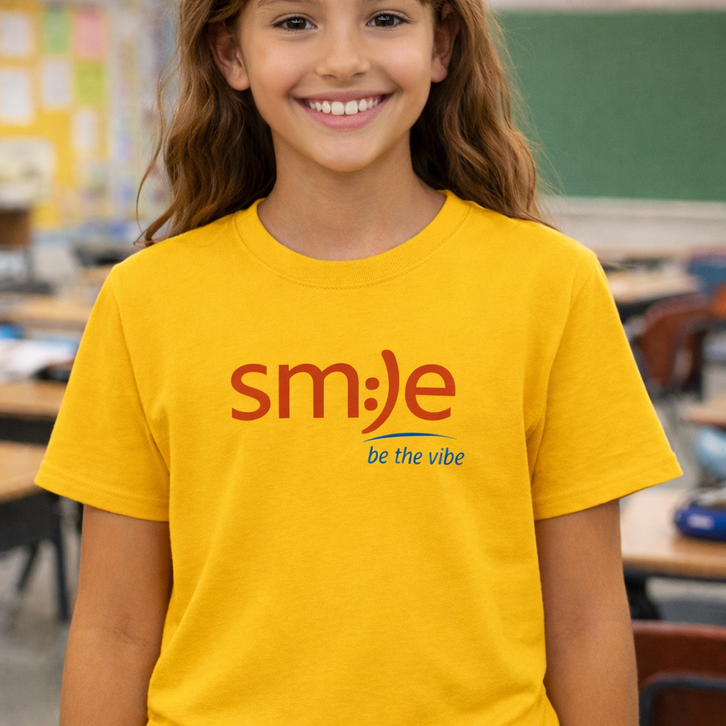 sm:)le Be the Vibe Softstyle Tee - Positive Energy Streetwear, Confidence Booster, Unisex Graphic Shirt