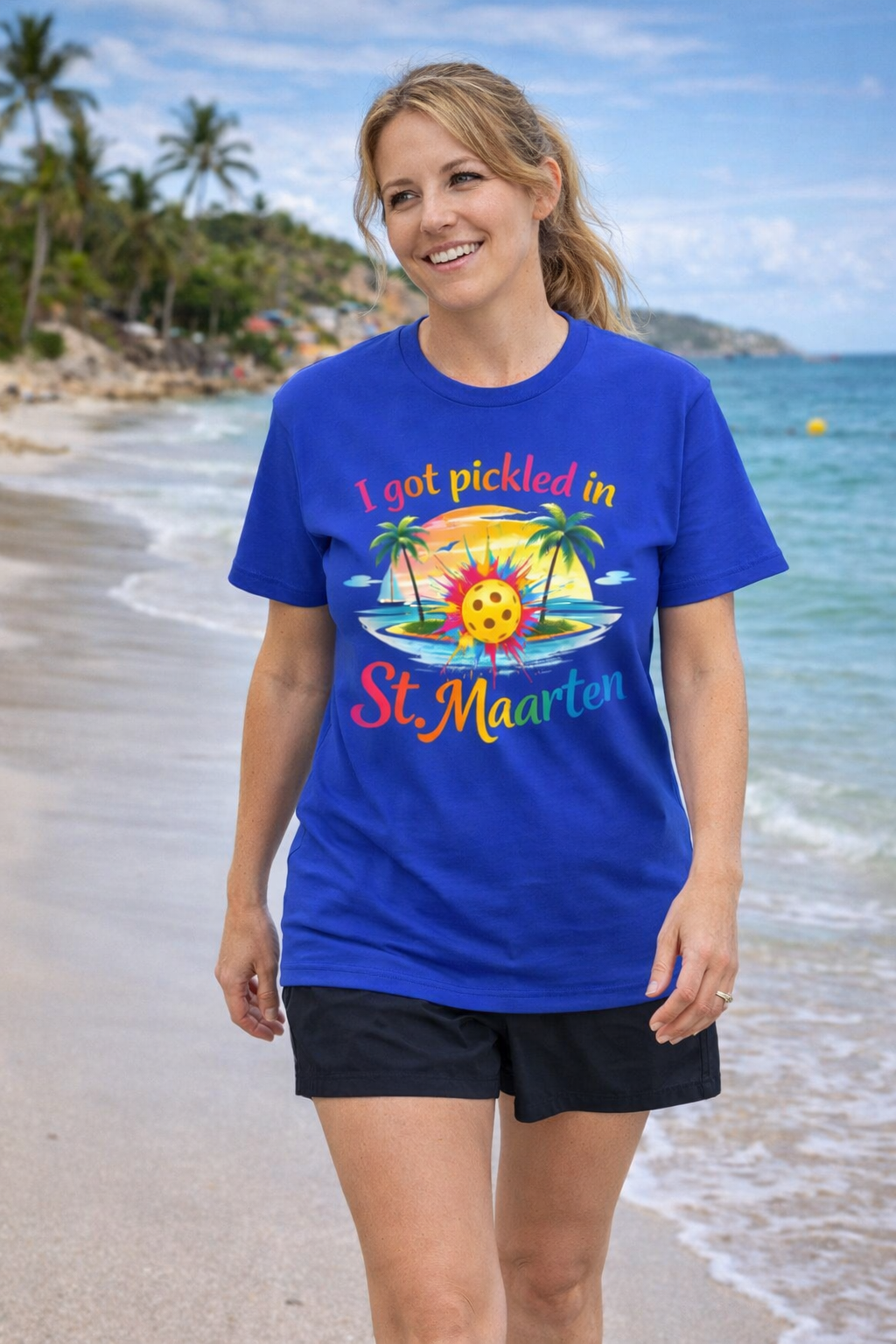 I Got Pickled in St. Maarten Tee, moisture wicking Tee