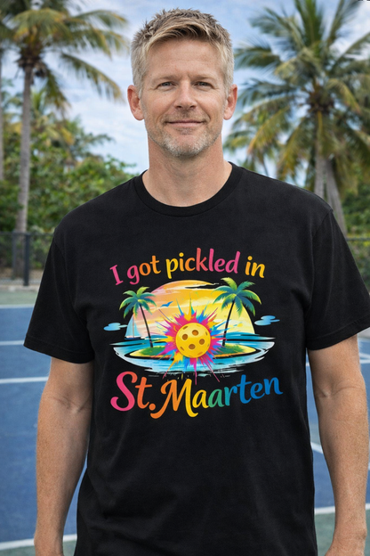 I Got Pickled in St. Maarten Tee, moisture wicking Tee