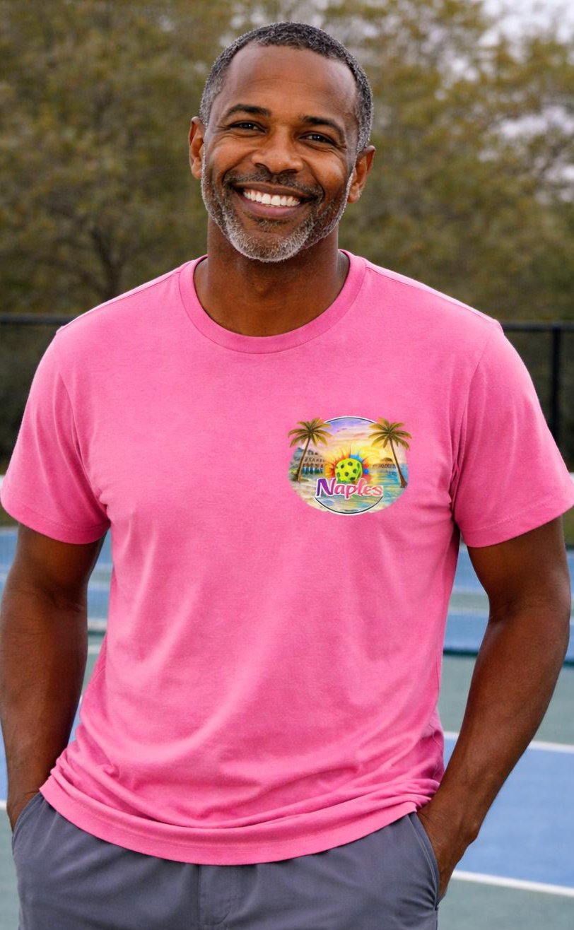 I Got Pickled in Naples — Front & Back Pickleball Tee | sm:)e