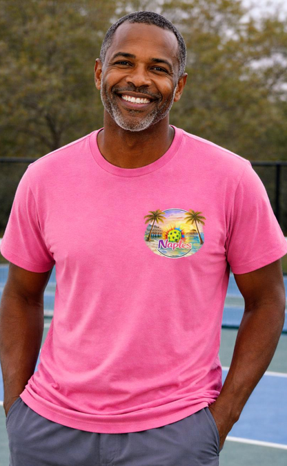 I Got Pickled in Naples — Front & Back Pickleball Tee | sm:)e