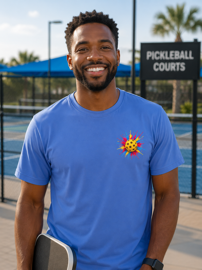 Pickleball Karma Tee — "That's Pickleball Karma, Dude" | Sport-Tek ST350 Moisture-Wicking Shirt