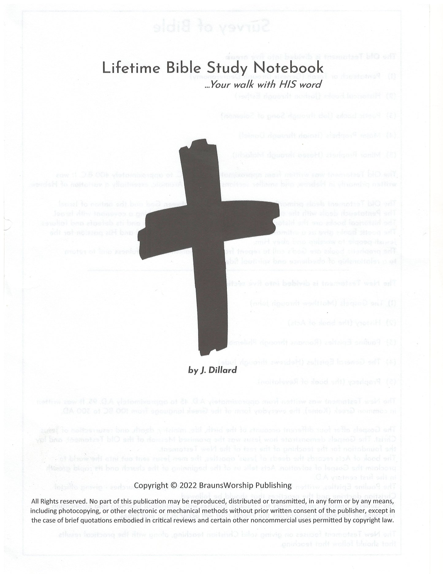 Bible Study Notebook - Organized by Book | Faith Journey Companion