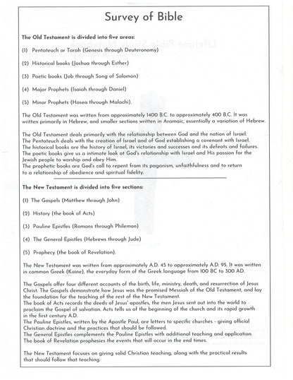 Bible Study Notebook - Organized by Book | Faith Journey Companion