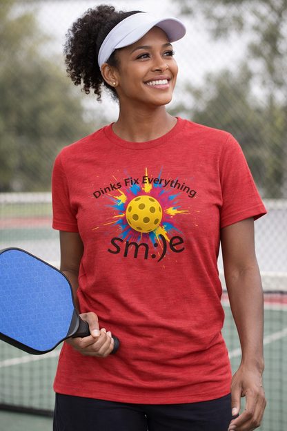 Dinks Fix Everything - Pickleball Streetwear Tee | Unisex Statement Shirt | sm:)e