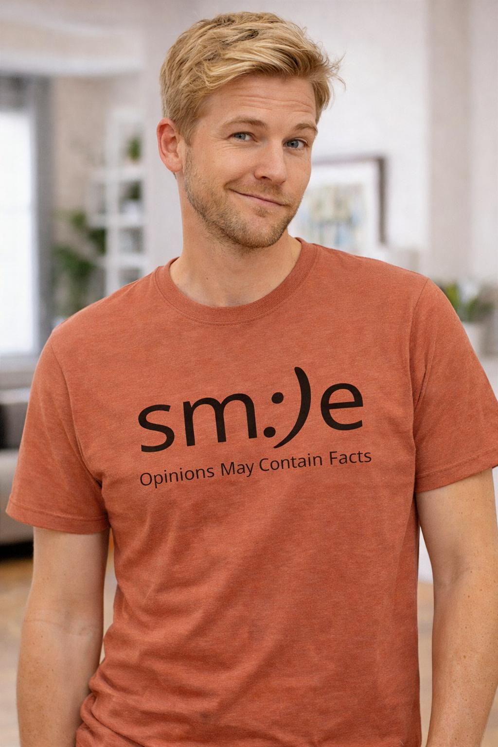 sm:)e Opinions May Contain Facts | Funny Streetwear Graphic Tee