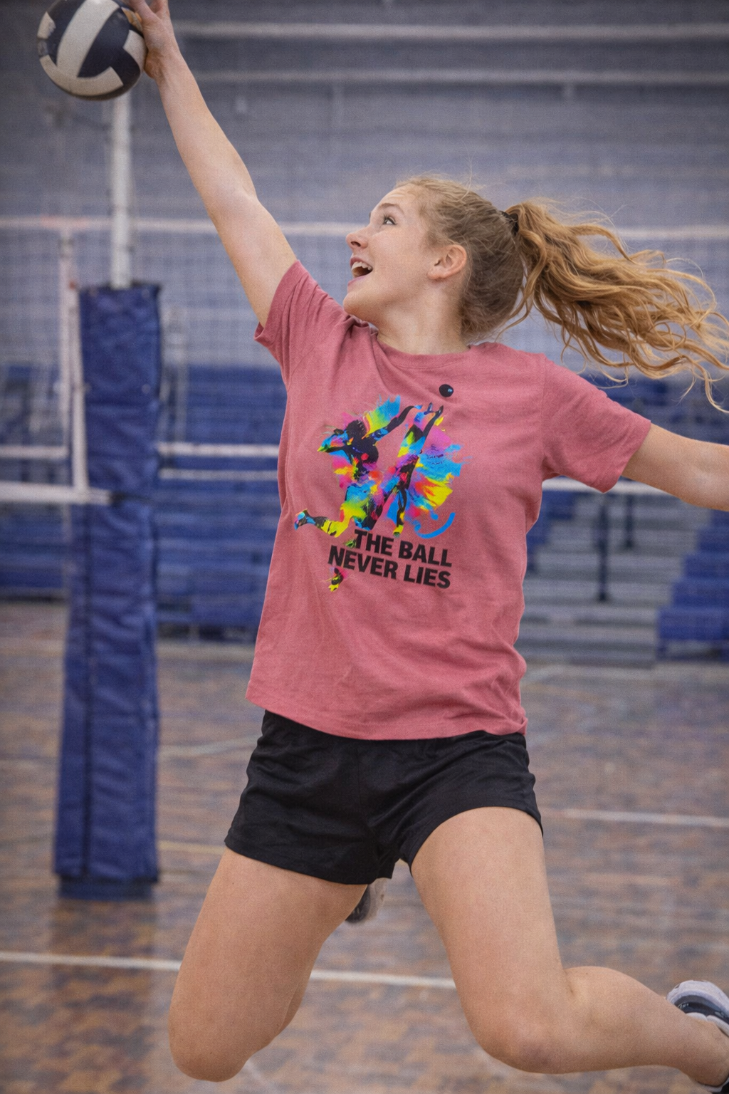 The Ball Never Lies - Volleyball Streetwear Tee | Unisex Statement Shirt